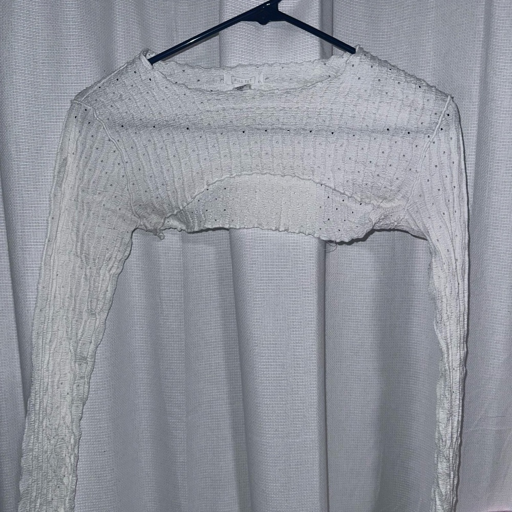 Full Tilt Drop Shoulder Cropped Sweater